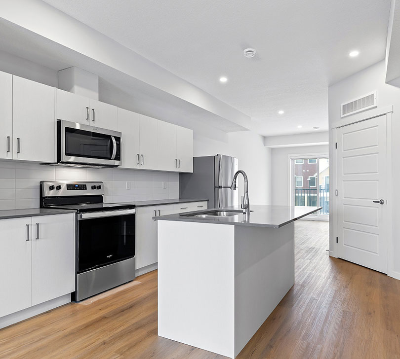 Sol Verde Affordable Housing Kitchen